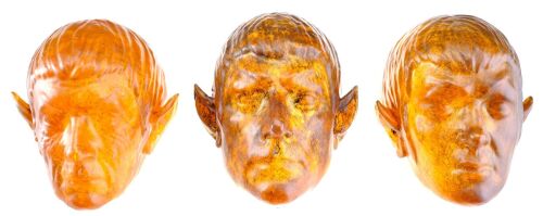 Lot #153: Set of Three Vulcan Crypt Masks ### STAR TREK: DISCOVERY (TV SERIES, 2017-2024)