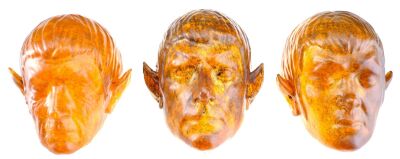 Lot #153: Set of Three Vulcan Crypt Masks ### STAR TREK: DISCOVERY (TV SERIES, 2017-2024)