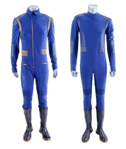 Lot #156: Pair of Men's Starfleet Operations and Tactical Jumpsuit Uniforms ### STAR TREK: DISCOVERY (TV SERIES, 2017-2024)