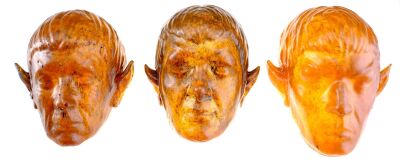 Lot #229: Set of Three Vulcan Crypt Masks ### STAR TREK: DISCOVERY (TV SERIES, 2017-2024)