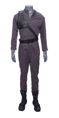 Lot #286: Oros' (Osric Chau) Gray Jumpsuit ### STAR TREK: DISCOVERY (TV SERIES, 2017-2024)
