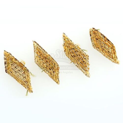 STAR TREK: THE ORIGINAL SERIES (1966 - 1969) - Starfleet Uniform Rank Patches From Gold Command Uniform