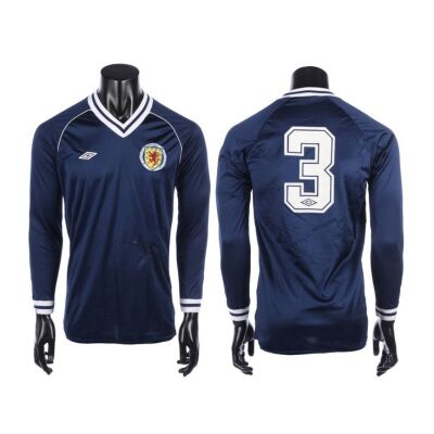 8. Steve Nicol's Match-Worn Scotland Under-21s Home Shirt, 1982-1984 ### STEVE NICOL COLLECTION, THE