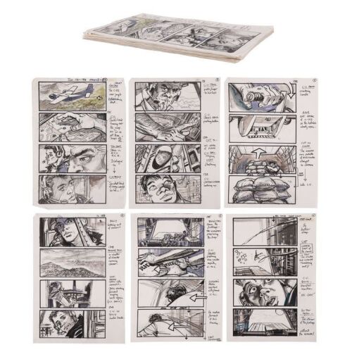 3. Collection of Martin Asbury Hand-Drawn Production Storyboards ### AIR AMERICA (1990)