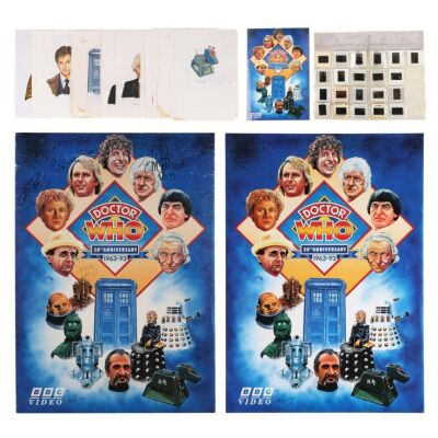 97. Jon Pertwee, Colin Baker, Peter Davison and Sylvester McCoy-Autographed BBC 30th Anniversary Poster Board, Hand-Drawn and Coloured Character Artwork, Reference Images, and Poster ### DOCTOR WHO ORIGINAL SERIES (TV SERIES, 1963 - 1989)