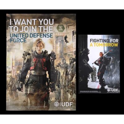 112. UDF "I Want You" and "Fighting For A Tomorrow" Propaganda Posters ### EDGE OF TOMORROW (2014)