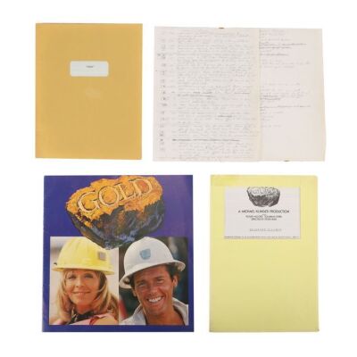 163. Bradford Dillman's Personal Annotated Script, Handwritten Character Notes and Promotional Material ### GOLD (1974)