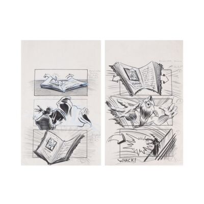 176. Hand-Drawn "The Monster Book of Monsters" Concept Storyboards ### HARRY POTTER AND THE PRISONER OF AZKABAN (2004)