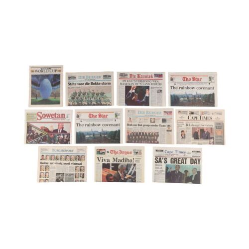197. 11 Newspapers featuring Nelson Mandela (Morgan Freeman) and Francois Pienaar (Matt Damon) ### INVICTUS (2009)
