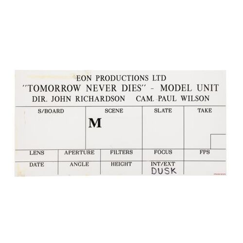 206. Oversized Water Model Unit Slate ### JAMES BOND: TOMORROW NEVER DIES (1997)