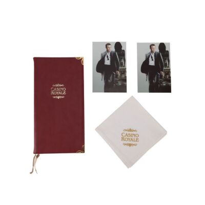 217. Pair of Cast and Crew Screening Invitations, Casino Royale Table Napkins and Cocktail Menu ### JAMES BOND: CASINO ROYALE (2006)