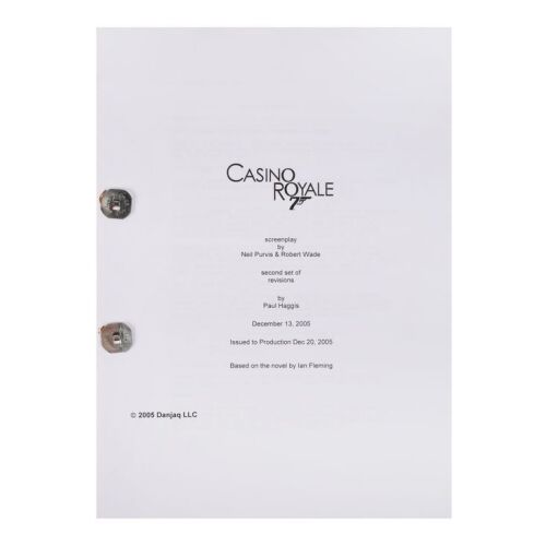 218. Bound Script ### JAMES BOND: CASINO ROYALE (2006)