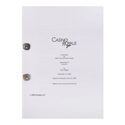 218. Bound Script ### JAMES BOND: CASINO ROYALE (2006)