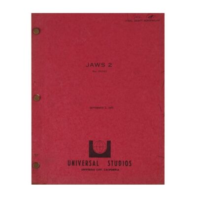 225. Hairstylist Philip Leto's Final Draft Script ### JAWS 2 (1978)