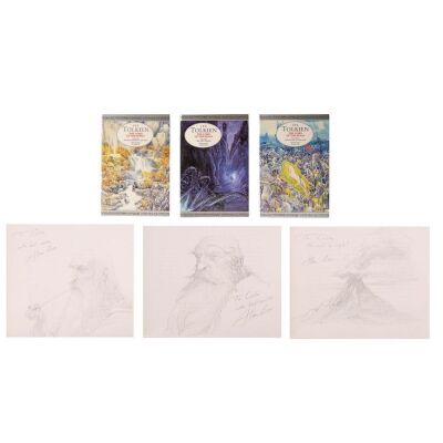 250. Alan Lee Hand-Illustrated and Autographed Books ### LORD OF THE RINGS TRILOGY (2001-2003)