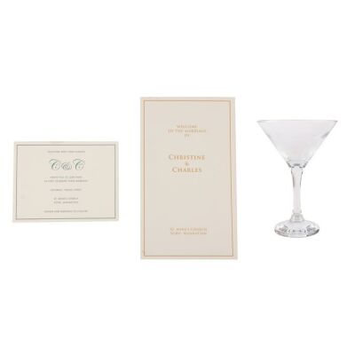 261. Doctor Strange's (Benedict Cumberbatch) Glass, Wedding Invite and Order of Service ### DOCTOR STRANGE IN THE MULTIVERSE OF MADNESS (2022)