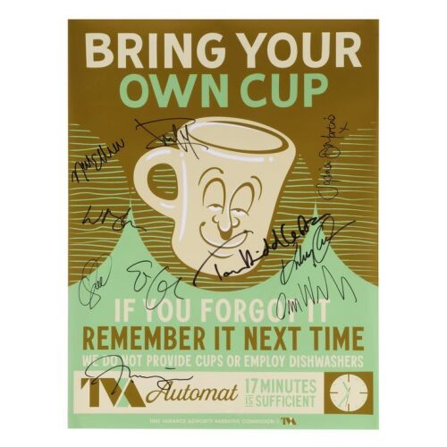264. Cast-autographed Prop TVA Poster ### LOKI (TV SERIES, 2021-2023)