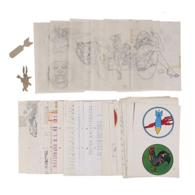 277. Hand-Drawn Nose Art Designs and Aerial Unit Production Folder ### MEMPHIS BELLE (1990)