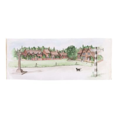 280. Hand-Drawn and Painted Main Title Illustration ### MIDSOMER MURDERS (TV SERIES, 1997-PRESENT)