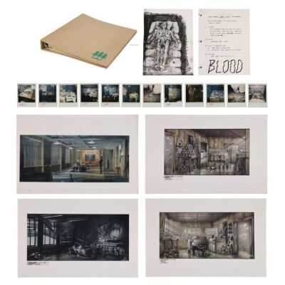 335. Set of 12 Continuity Polaroids, Production Paperwork and Four Concept Designs ### SEVEN (1995)