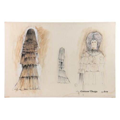 345. Hand-Drawn and Coloured Arra Costume Design by Production Designer Keith Wilson ### SPACE: 1999 (1975-1977)