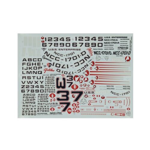 351. USS Enterprise Sticker Sheet ### STAR TREK: VARIOUS PRODUCTIONS
