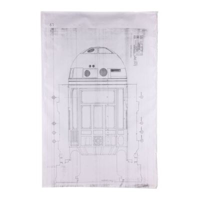 355. Phil Shearer Collection: Peter Childs R2-D2 Rear-Profile Art Department Production Copy Reference Blueprint ### STAR WARS: ATTACK OF THE CLONES (2002)