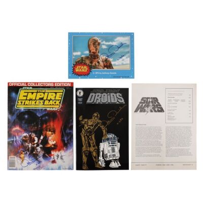371. Anthony Daniels Collection: Autographed Comic, Magazine, Flyer and Billing Page ### ANTHONY DANIELS