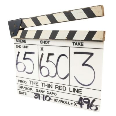 387. 2nd Unit Clapperboard ### THIN RED LINE, THE (1998)