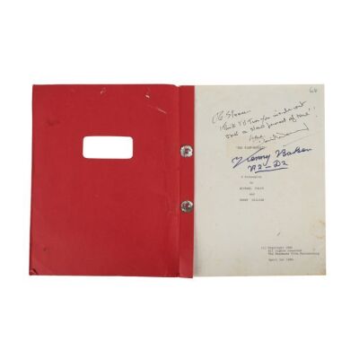 392. Kenny Baker and David Warner-autographed Script ### TIME BANDITS (1981)