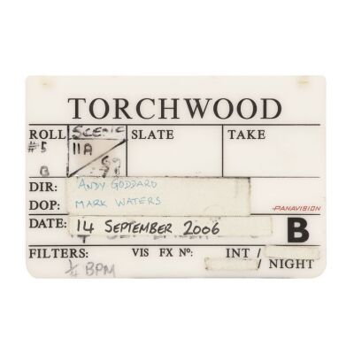 394. Clapperboard Slate ### TORCHWOOD (2006-2011)