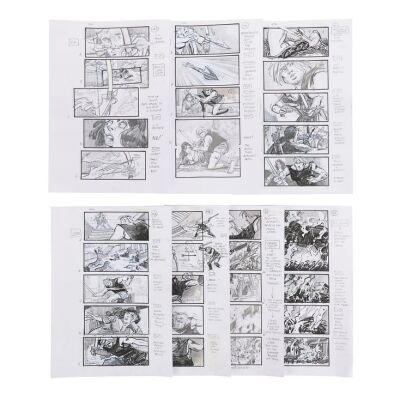 395. Seven Martin Asbury Hand-drawn Storyboard Pages ### TROY (2004)