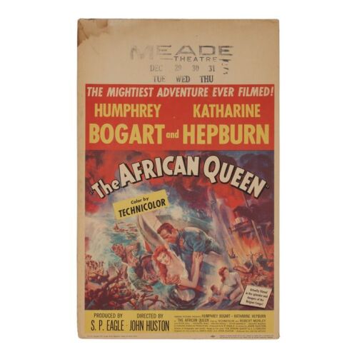 507. US Window Card; 35.5 x 56 cm (14" x 22"), Fine Flat; Unknown Artist ### AFRICAN QUEEN, THE (1951)