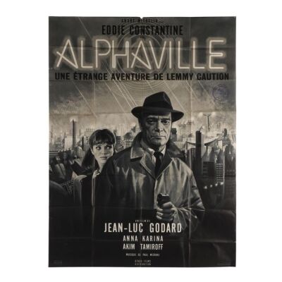 513. French Grande Affiche; 126 cm x 154 cm (49.5" x 60.5"), Fine Folded; Jean Mascii ### ALPHAVILLE (1965)