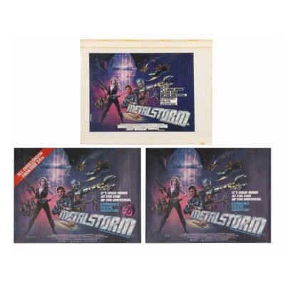527. The Brian Bysouth Collection: Original Poster Artwork and Two Brian Bysouth-Signed Posters; (artwork): 78.75 cm x 63 cm (31" x 24.75"), Brian Bysouth ### METALSTORM: THE DESTRUCTION OF JARED-SYN (1983)