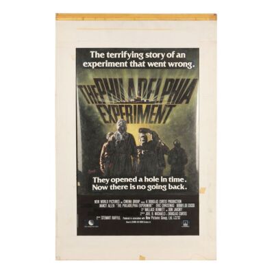 530. The Brian Bysouth Collection: Original Poster Artwork; 75.5 x 110.5 cm (29.5" x 43.5"), Brian Bysouth ### PHILADELPHIA EXPERIMENT, THE (1984)