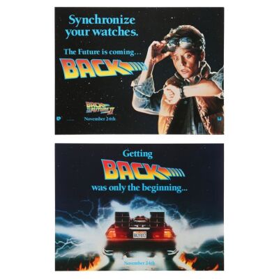 545. Two British Quads; Both 102 x 76 cm (40" x 30"), Very Fine+ to Near Mint- Rolled; Drew Struzan ### BACK TO THE FUTURE PART II (1989)