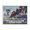 552. British Quad; 102 cm x 76 cm (40" x 30"), Fine+ Linen-Backed; Unknown Artist ### BATTLE OF THE RIVER PLATE, THE (1956)