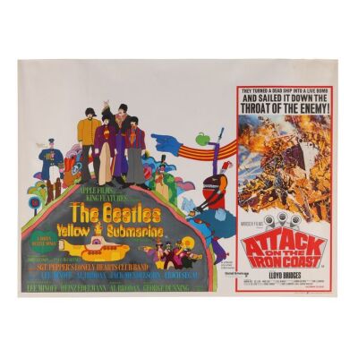 558. Double Bill British Quad; 102 x 152 cm (40" x 60"), Very Fine+ Rolled; Frank McCarthy, Heinz Edelmann ### YELLOW SUBMARINE (1968)