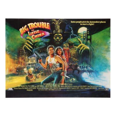 559. British Quad; 102 cm x 76 cm (40" x 30"), Very Fine+ Rolled; Brian Bysouth ### BIG TROUBLE IN LITTLE CHINA (1986)