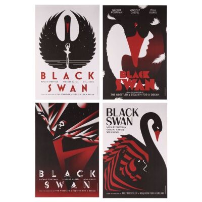 560. Set of Four British One-Sheets; 69 cm x 102 cm (27" x 40"), Near Mint- Rolled; La Boca ### BLACK SWAN (2010)