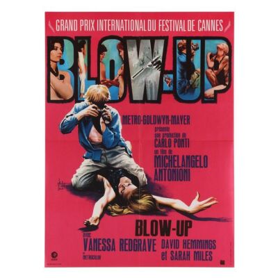 564. French Affiche; 58 cm x 79 cm (23" x 31"), Near Mint- Folded; Georges Kerfyser ### BLOW UP (1966)