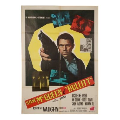 576. Italian Two-Fogli; 100 cm x 140 cm (39.5" x 55"), Very Fine- Folded; Unknown Artist ### BULLITT (1968)