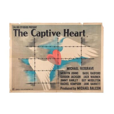 581. British Quad; 102 cm x 76 cm (40" x 30"), Good- Folded; John Bainbridge ### CAPTIVE HEART, THE (1946)