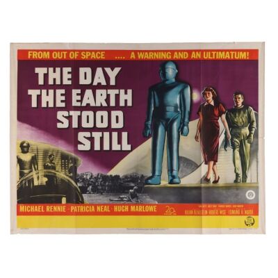 602. British Quad; 101.5 x 76 cm (40" x 30"), Very Fine Folded; Unknown Artist ### DAY THE EARTH STOOD STILL, THE (1951)