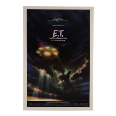 613. Advance US One-Sheet; 69 cm x 103 cm (27" x 40.5"), Fine Linen-Backed; John Alvin ### E.T. THE EXTRA-TERRESTRIAL (1982)