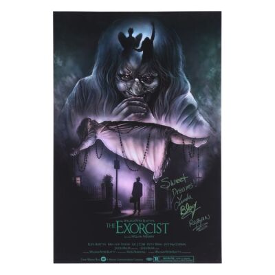 627. Linda Blair-Autographed Limited Edition Print; 61 cm x 91 cm (24" x 36"), Near Mint Rolled; Andrew Rowland ### EXORCIST, THE (1973)