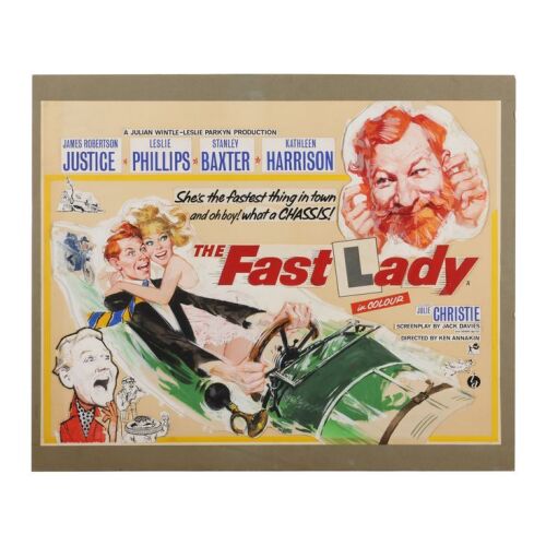 630. Original Final British Quad Artwork; 84 cm x 68.5 cm (33" x 27"), Renato Fratini ### FAST LADY, THE (1962)
