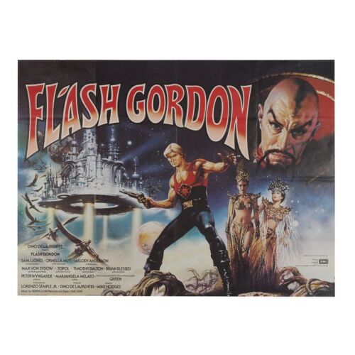 637. British Quad; 102 cm x 76 cm (40" x 30"), Very Fine Folded; Renato Casaro ### FLASH GORDON (1980)