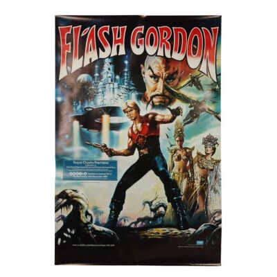 638. British Premiere Poster; 76 cm x 102 cm (30" x 40"), Very Fine- Rolled; Renato Casaro ### FLASH GORDON (1980)